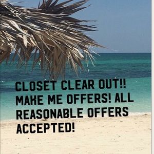 CLOSET CLEAR OUT!!